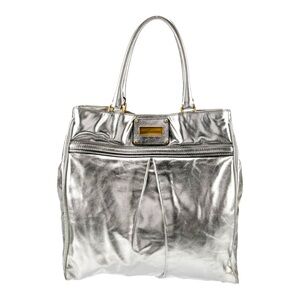 Marc Jacobs Kristen Silver Tote Bag